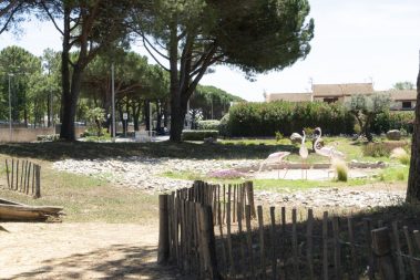 Portiragnes Plage Ferienhaus mit Parkanlage und Flamingos