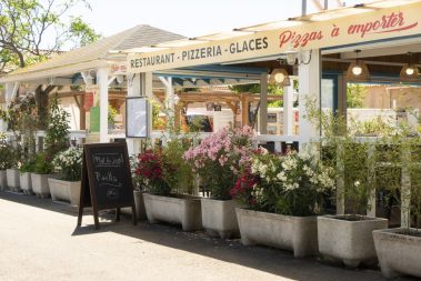 Portiragnes Plage Ferienhaus Restaurant mit Pizza und Paella