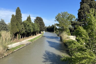 Fahrradweg Canal du Midi Les 9 Écluses de Fonseranes Béziers Mountainbike E-Bike