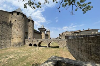 Innenhof Cité Museum Festung von Carcassonne