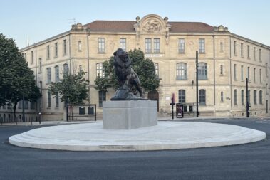Le Lion de Magrou_college_paul_riquet_Béziers