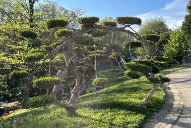 Park Plateau des Poètes Béziers Languedoc Roussillon Südfrankreich