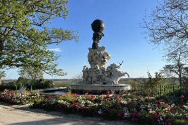 Park Plateau des Poètes Béziers Brunnen